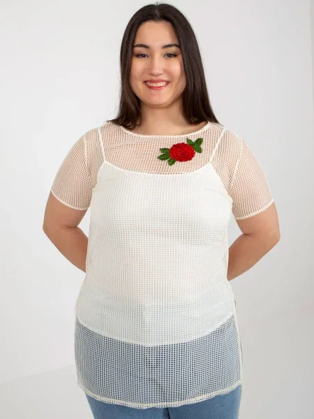 Bluză Fashionhunters bej