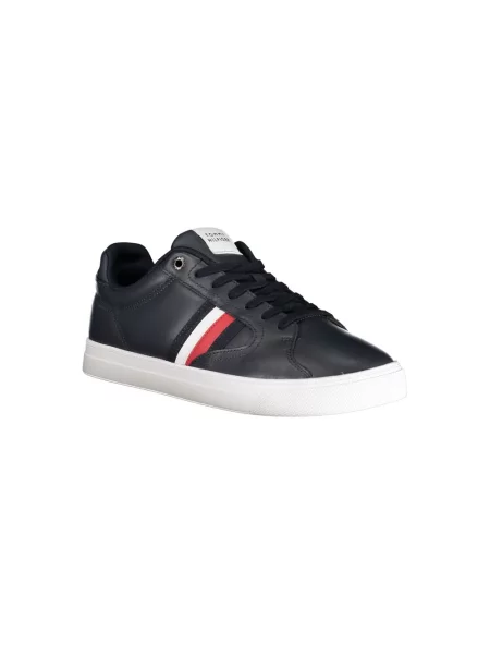 Sneakersy Tommy Hilfiger skórzane niebieskie