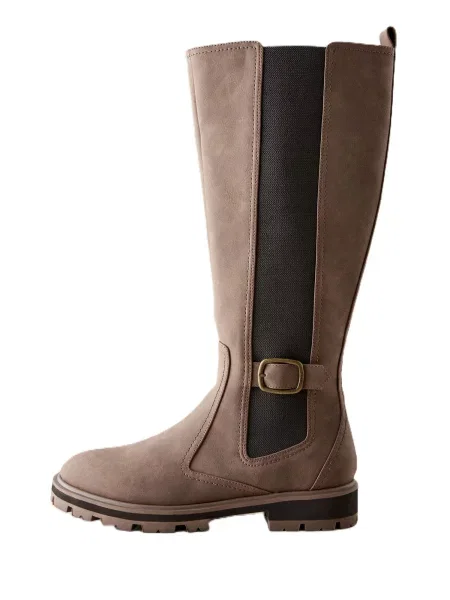 Next Kozačky hnědá černá