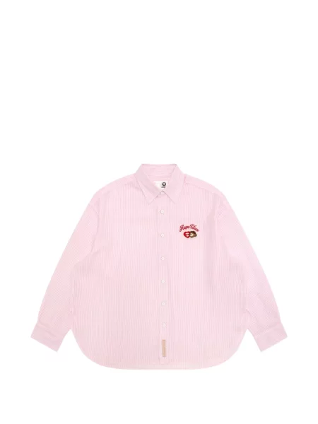 Cămașă Aape By A Bathing Ape cu dungi roz