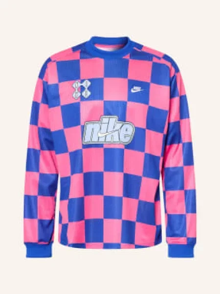 Nike Tričko S Dlouhým Rukávem Sportswear Club / růžová modrá