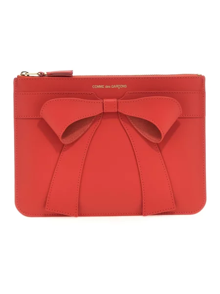 Portfel Comme Des Garcons skórzany czerwony
