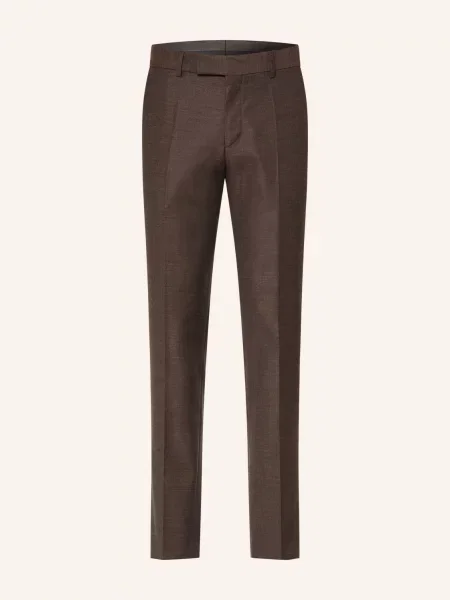 Boss Oblekové Kalhoty Genius Extra Slim Fit medium brown hnědé