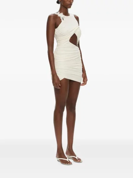 Rochie mini Christopher Esber alb