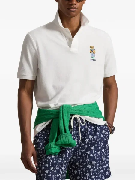 Ριγέ δερμάτινος κάλτσες Polo Ralph Lauren με κορδόνι μαύρο