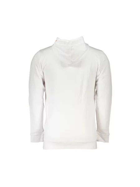 Bluza z kapturem Cavalli Class z kapturem biała