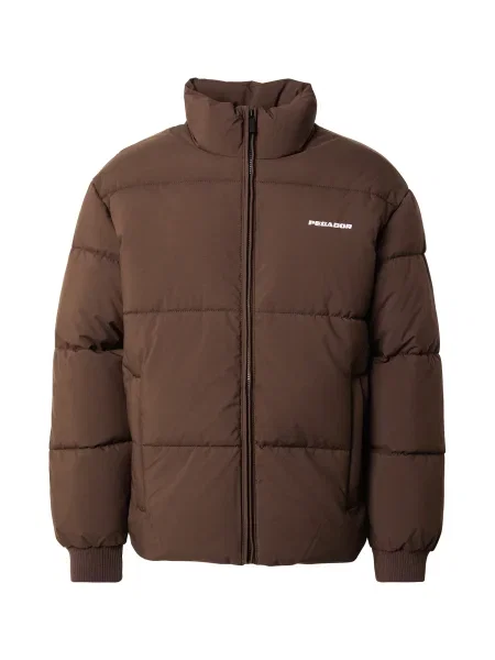 Pegador Zimná bunda SOLIN tmavohnedá biela