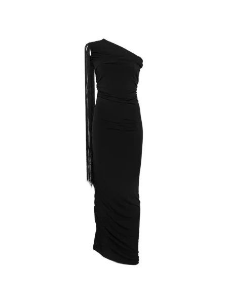 Rochie maxi Rame cu un umăr gol negru