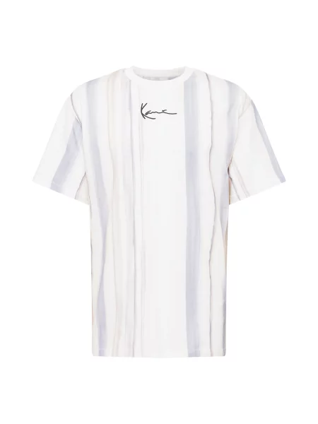 Karl Kani Tricou bej / gri deschis / negru alb