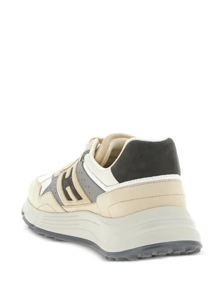 Sneakerși Hogan din piele de căprioară alb