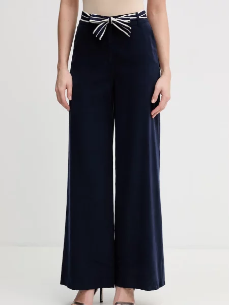 United Colors of Benetton pantaloni pentru femei cu vâscoză