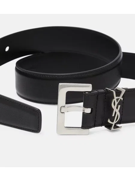 Curea Saint Laurent din piele negru
