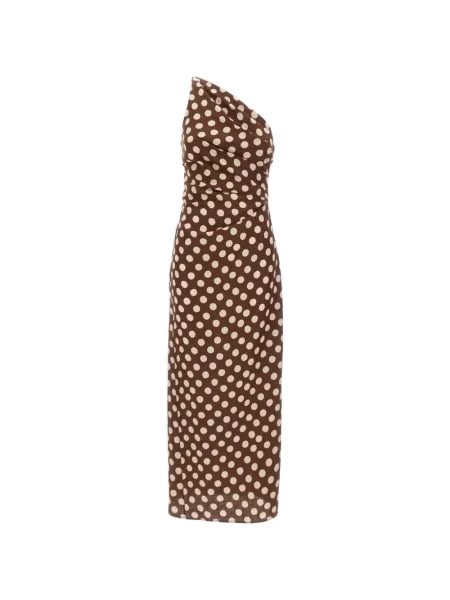 Rochie maxi Faithfull The Brand cu buline maro