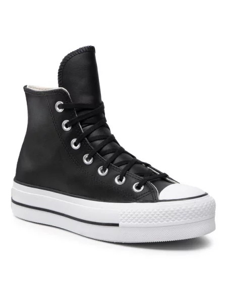 Converse Plátěnky Ctas Lift Clean Hi černá