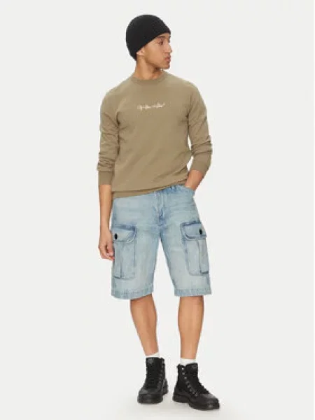 G-Star Raw Mikina G-Script khaki