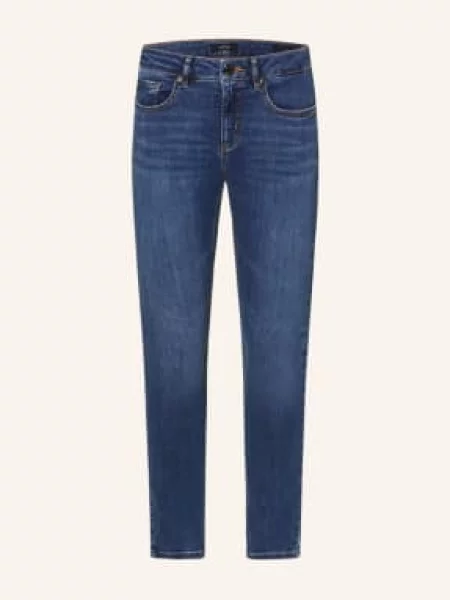 Opus Skinny Džíny Elma strong blue modré