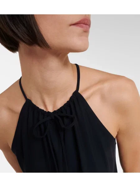 Top Dorothee Schumacher cu gât halter negru
