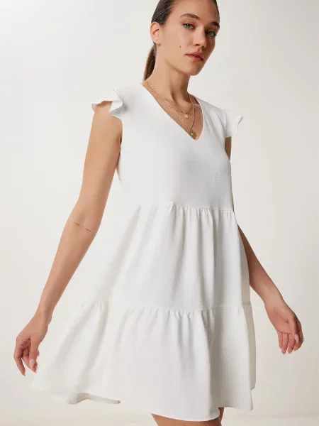 Happiness İstanbul Rochie alb