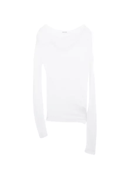 Lung top Helmut Lang alb