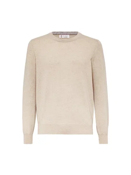 Sweter Brunello Cucinelli beżowy