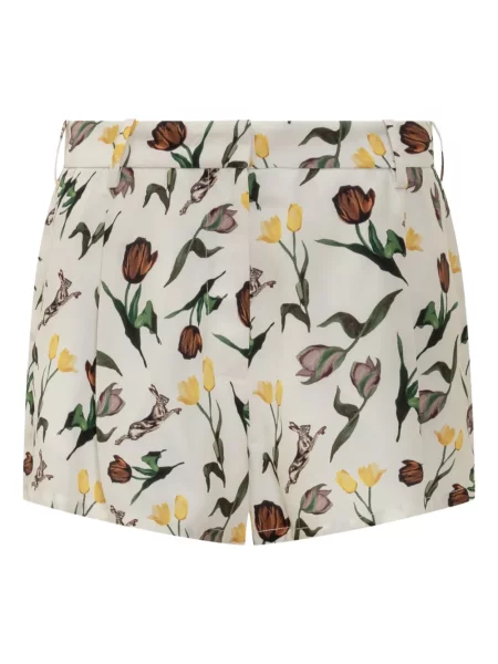 Pantaloni scurți Marni cu imagine alb