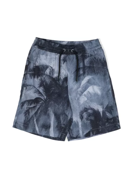 Szorty dziecięce Emporio Armani niebieskie