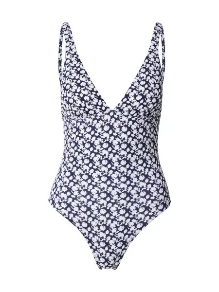 Marc O'Polo Costum de baie întreg Le Millefleur albastru noapte alb