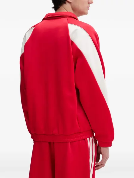 Tricou Adidas cu imagine plasă cu dungi negru