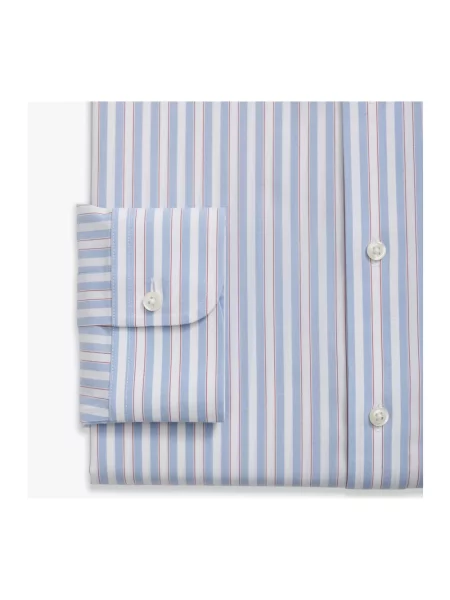 Koszula Brooks Brothers biznesowa z kołnierzem niebieska
