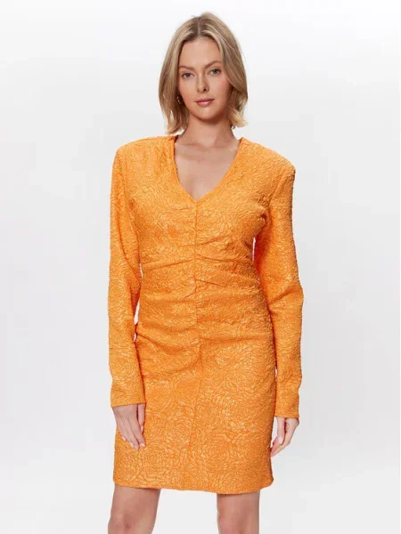 Gestuz Rochie cocktail Maisie Slim Fit portocaliu