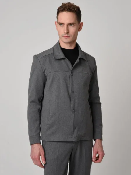 Antioch Přechodný kabát tmavě šedá