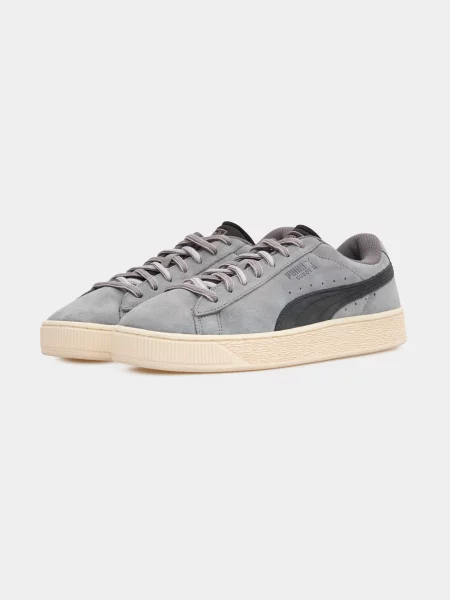 Замшевые кеды Puma серые