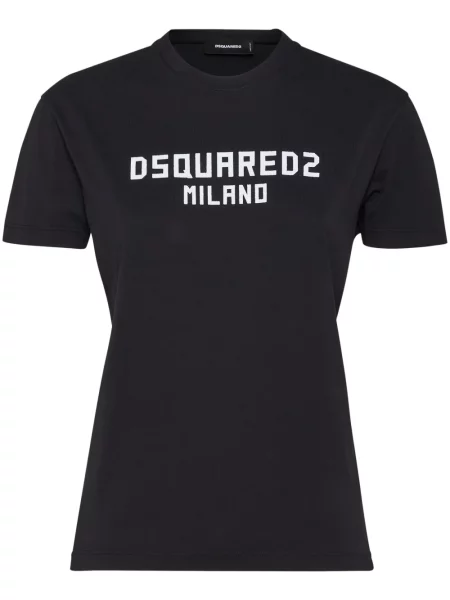 Tricou Dsquared2 cu imagine negru