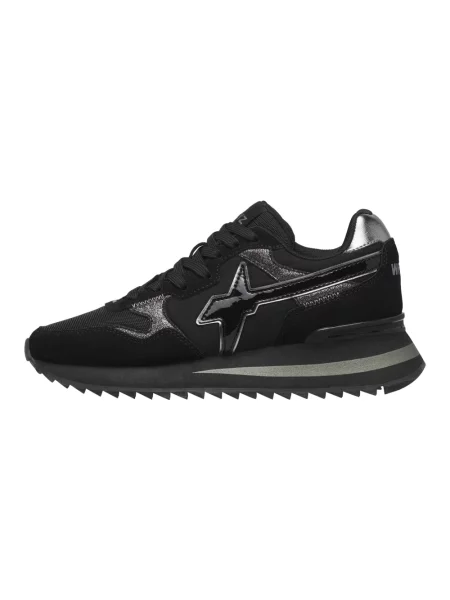 Sneakersy W6yz zamszowe czarne