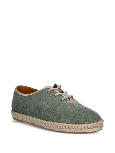 Espadrile Fly London s vezicama s čipkom zelena