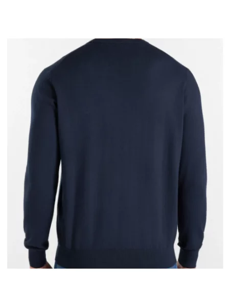 Dzianinowy sweter Harmont & Blaine niebieski