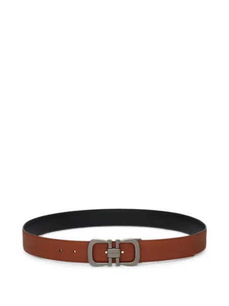 Cu centură reversibil curea Ferragamo maro