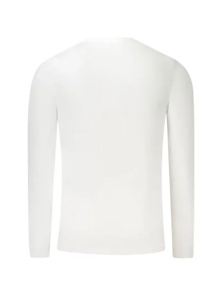Lung tricou Pepe Jeans cu imagine alb