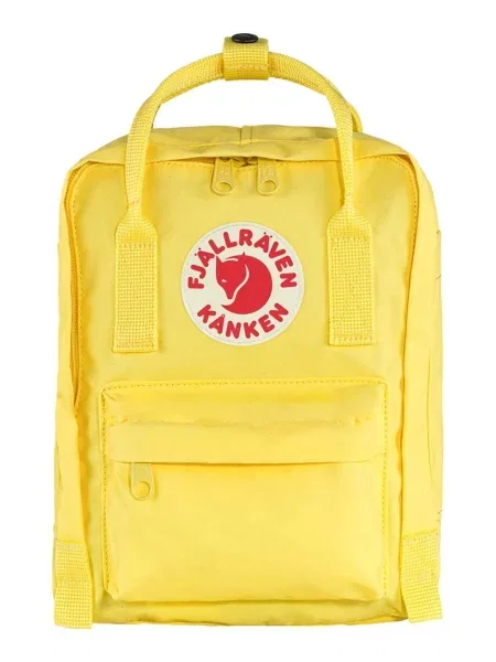 Раница Fjallraven Kanken Mini малък с изчистен дизайн бежово