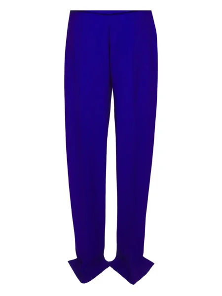 Pantaloni Mugler plisate albastru