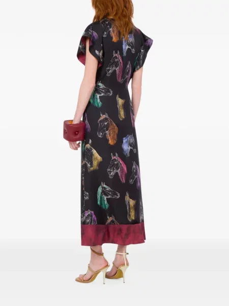 Rochie Moschino cu imagine negru
