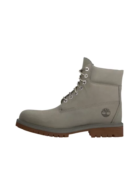 TIMBERLAND Cizme cu șireturi HERITAGE 6 INCH piatră gri