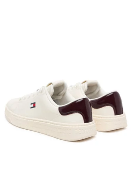 Tommy Jeans Laisvalaikio batai Tjw Logo Sneaker balta