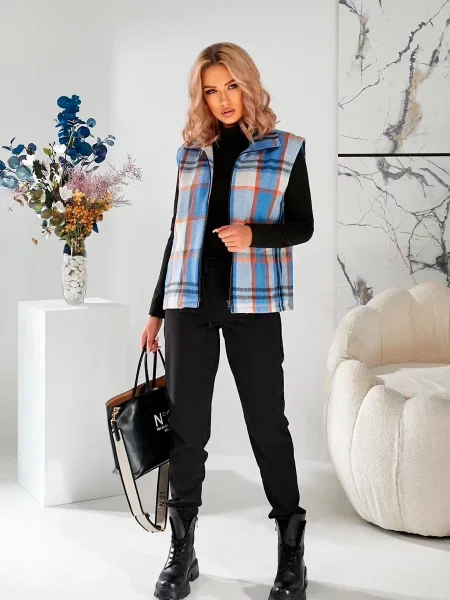 Штани повсякденні LadyLike бавовна/поліестер чорний