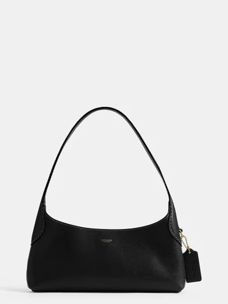 Coach geantă baguette pentru femei din piele Brooklyn Shoulder Bag 26 negru