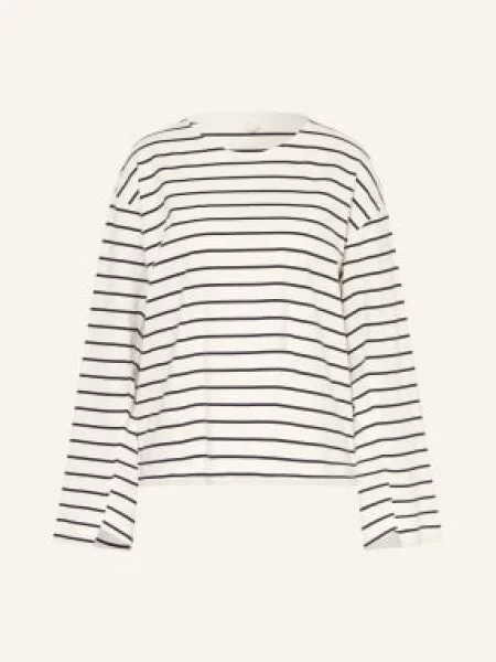 Arket Tričko S Dlouhým Rukávem režná / tmavě modrá