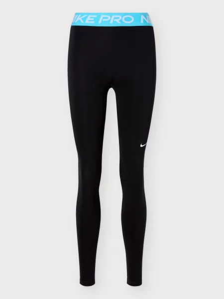 NIKE Sportske hlače NP neonsko plava / crna / prljavo bijela