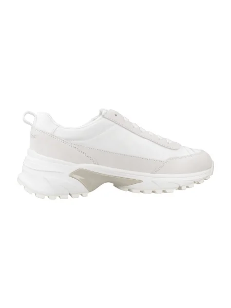 Blugi Calvin Klein din piele alb
