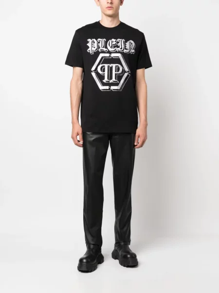 Marškinėliai Philipp Plein juoda