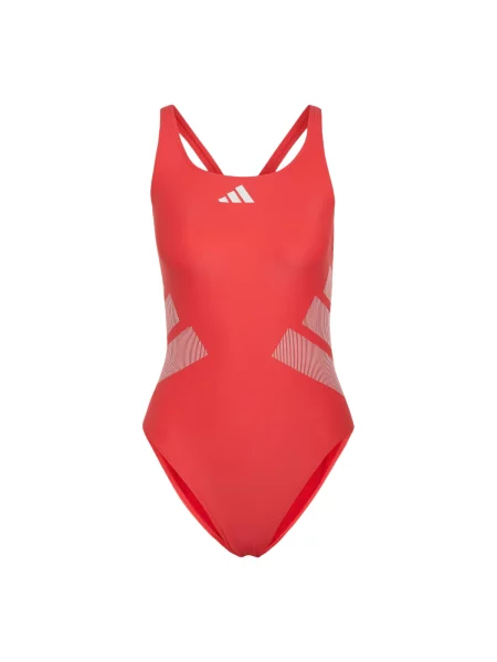 ADIDAS PERFORMANCE Sportovní plavky červená bílá